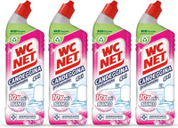 WC NET SET 4 CONFEZIONI GEL CANDEGGINA PROFUMATA 700 ML L'UNA