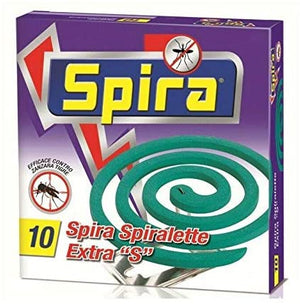 SET 6 SPIRA ZAMPIRONI SPIRALETTE ANTIZANZARA 10 PZ CON 2 SUPPORTI METALLICI