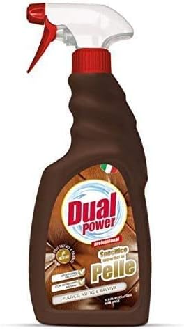 SET 6 DUAL POWER SPRAY IN FORMATO DA 500ML SPECIFICO PER TESSUTI IN PELLE