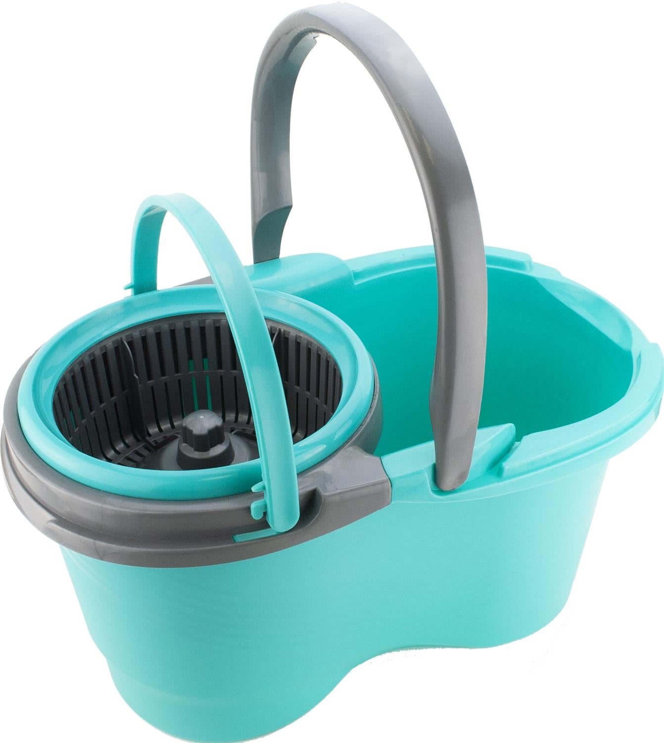 MAURY'S WHEEL MOP MOCIO ROTANTE CON SECCHIO STRIZZATORE 360° E MANICO