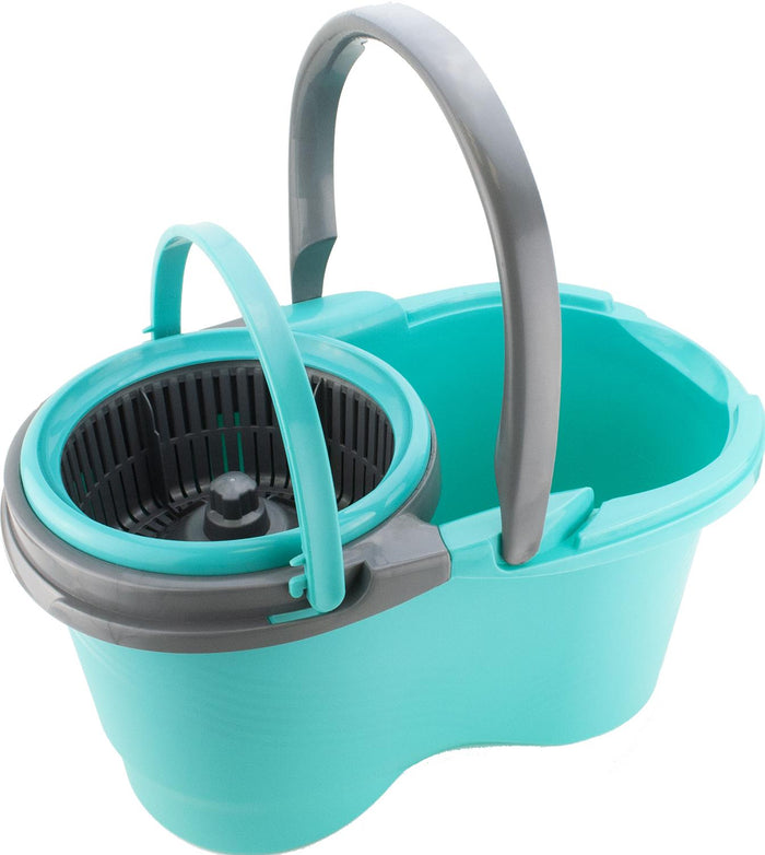 MAURY'S WHEEL MOP MOCIO ROTANTE CON SECCHIO STRIZZATORE 360° E MANICO