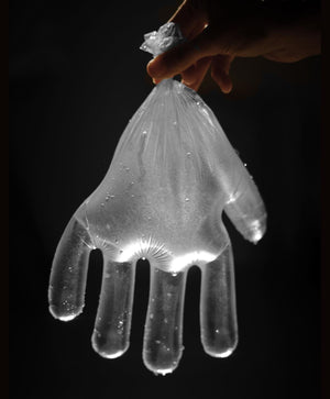 MAURY'S GUANTI MONOUSO IGIENICI IN POLIETILENE ALTA DENSITA' 400 PZ