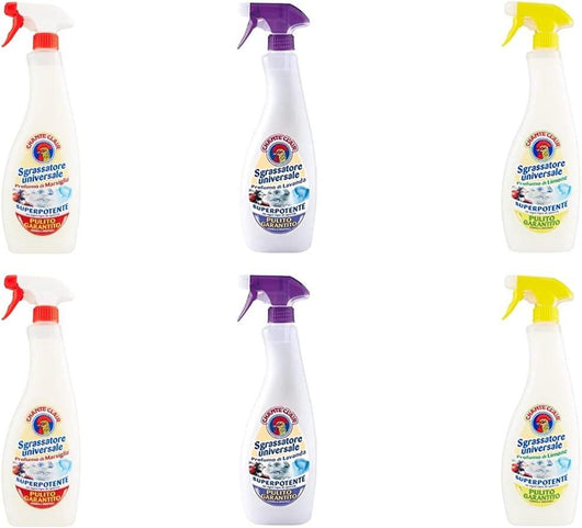 CHANTECLAIR SET 6 PZ SGRASSATORE 700 ML PULITO GARANTITO FRAGRANZE MISTE