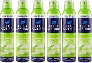SET 6 FELCE AZZURRA ARIA DI CASA SPRAY AMBIENTE GIARDINO ZEN 250 ML