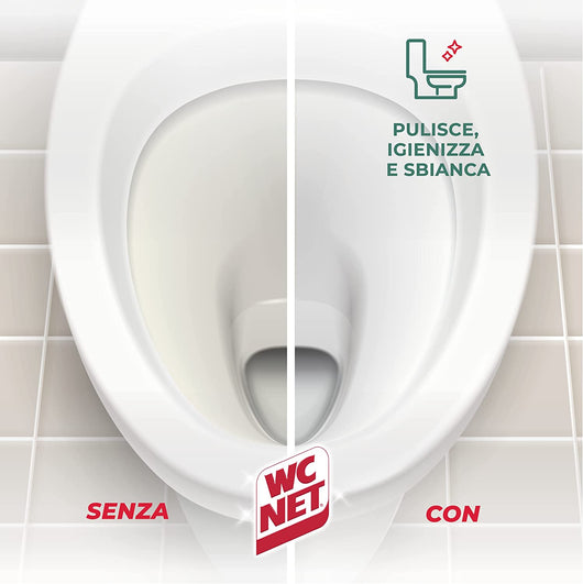 SET 4 WC NET IN CONFEZIONE DA 2 PZ TAVOLETTE IGIENIZZANTI CON CANDEGGINA