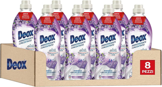 SET 8 AMMORBIDENTE LAVATRICE CONCENTRATO CAPI MORBIDI E PROFUMATI FRESH PROTECTION CAMPO DI LAVANDA 45 LAVAGGI