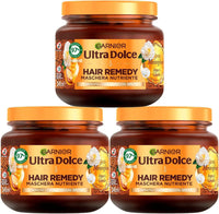 GARNIER ULTRA DOLCE 3 MASCHERE NUTRIENTE PER CAPELLI SECCHI E SPENTI AZIONE IN 1 MINUTO CON GLI OLI MERAVIGLIOS 340 ML