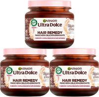 GARNIER ULTRA DOLCE 3 MASCHERE IDRATANTE PER CAPELLI DELICATI E CUTE SENSIBILE CON CREMA DI RISO E LATTE DI AVENA 340 ML