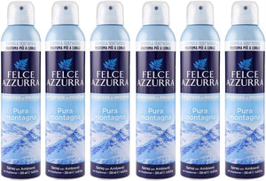 SET 6 FELCE AZZURRA DEODORANTE CASA SPRAY 250 ML PURA MONTAGNA