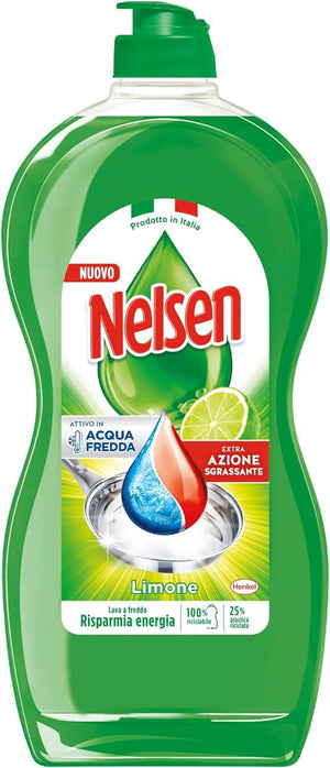 SET 12 NELSEN DETERSIVO PER PIATTI DA 850ML AL LIMONE