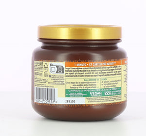 GARNIER ULTRA DOLCE 3 MASCHERE NUTRIENTE PER CAPELLI SECCHI E SPENTI AZIONE IN 1 MINUTO CON GLI OLI MERAVIGLIOS 340 ML