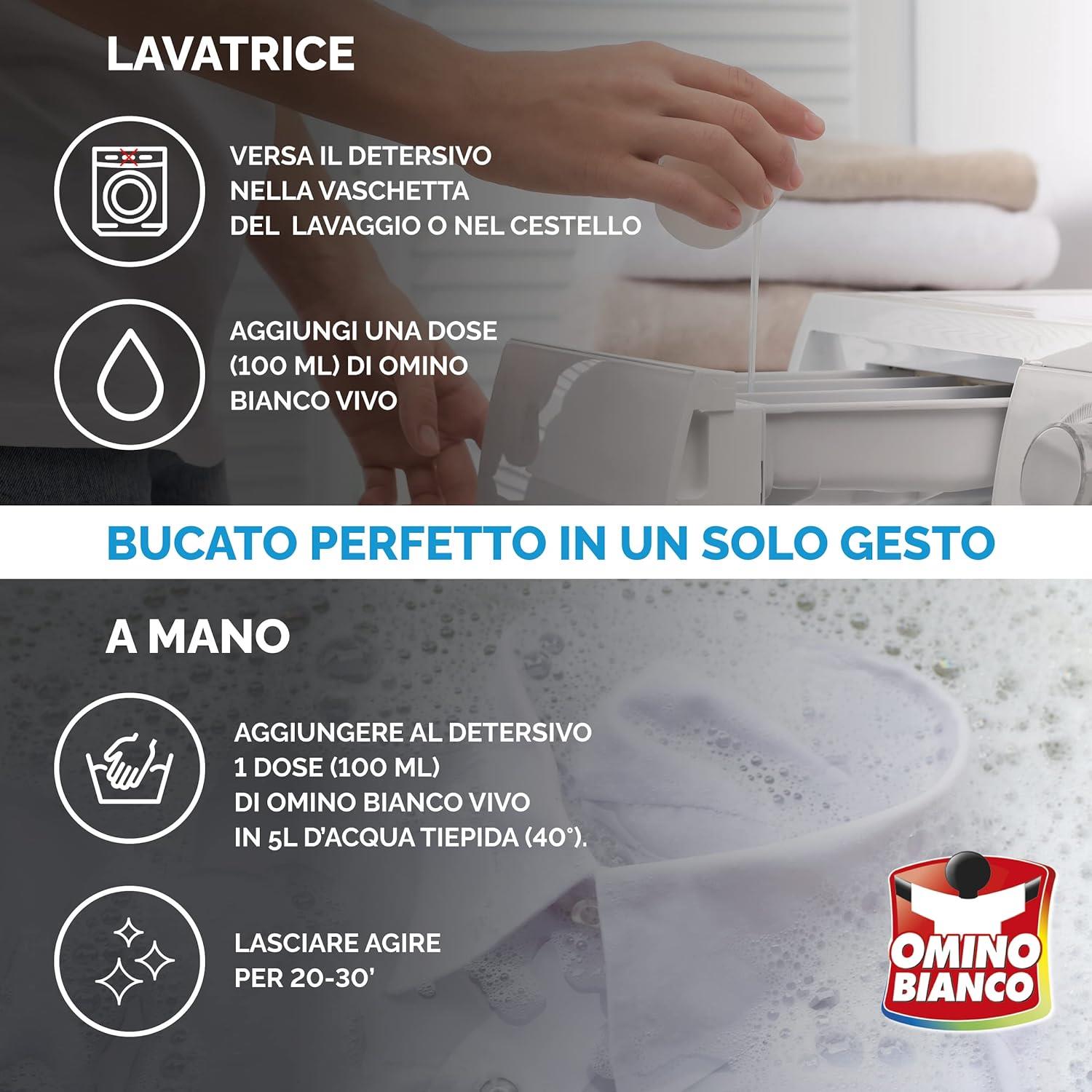 SET 3 PZ ADDITIVO OMINO BIANCO GEL 900ML BIANCOVIVO