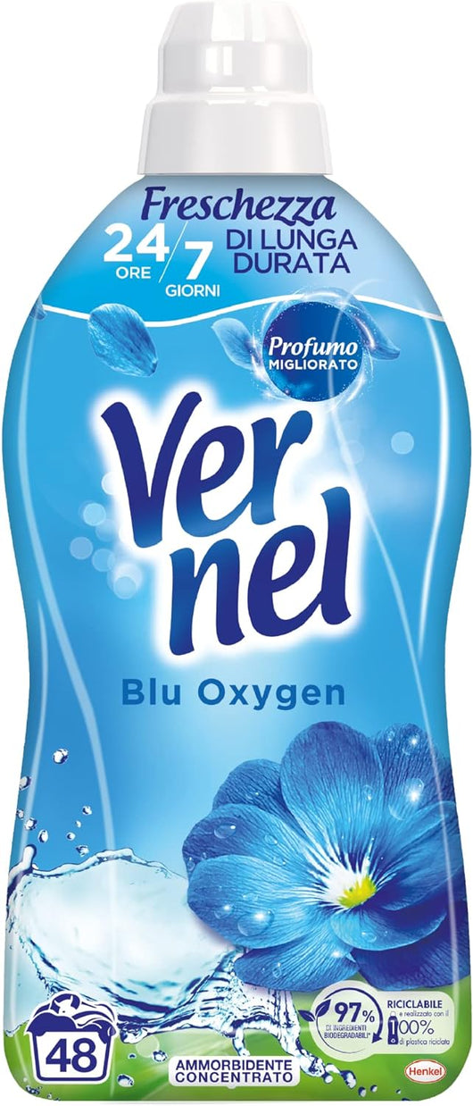 SET 8 VERNEL AMMORBIDENTE CONCENTRATO DA 48 LAVAGGI BLU OXIGEN