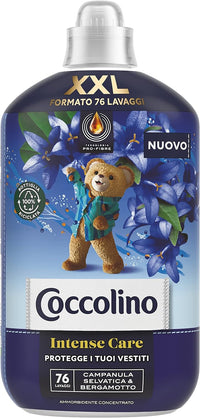 SET 6COCCOLINO AMMORBIDENTE CONCENTRATO DA 1.75LT CAMPULA SELVATICA E BERGAMOTTO