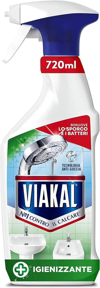 SET 2 PZ VIAKAL ANTICALCARE SPRAY DA 720ML IGIENIZZANTE