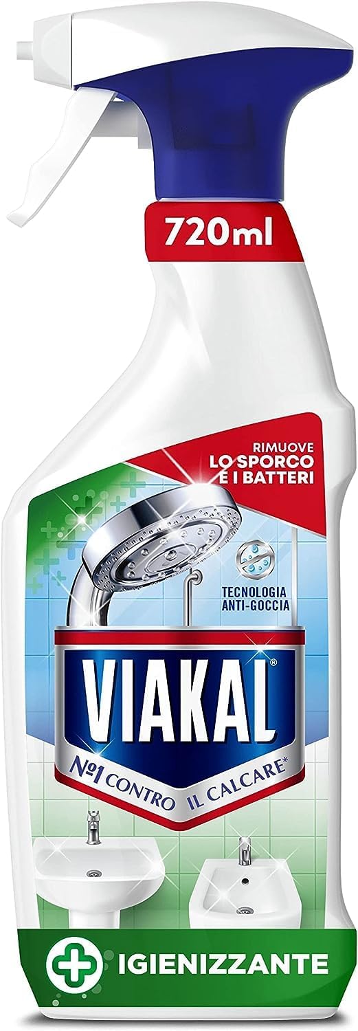 SET 2 PZ VIAKAL ANTICALCARE SPRAY DA 720ML IGIENIZZANTE