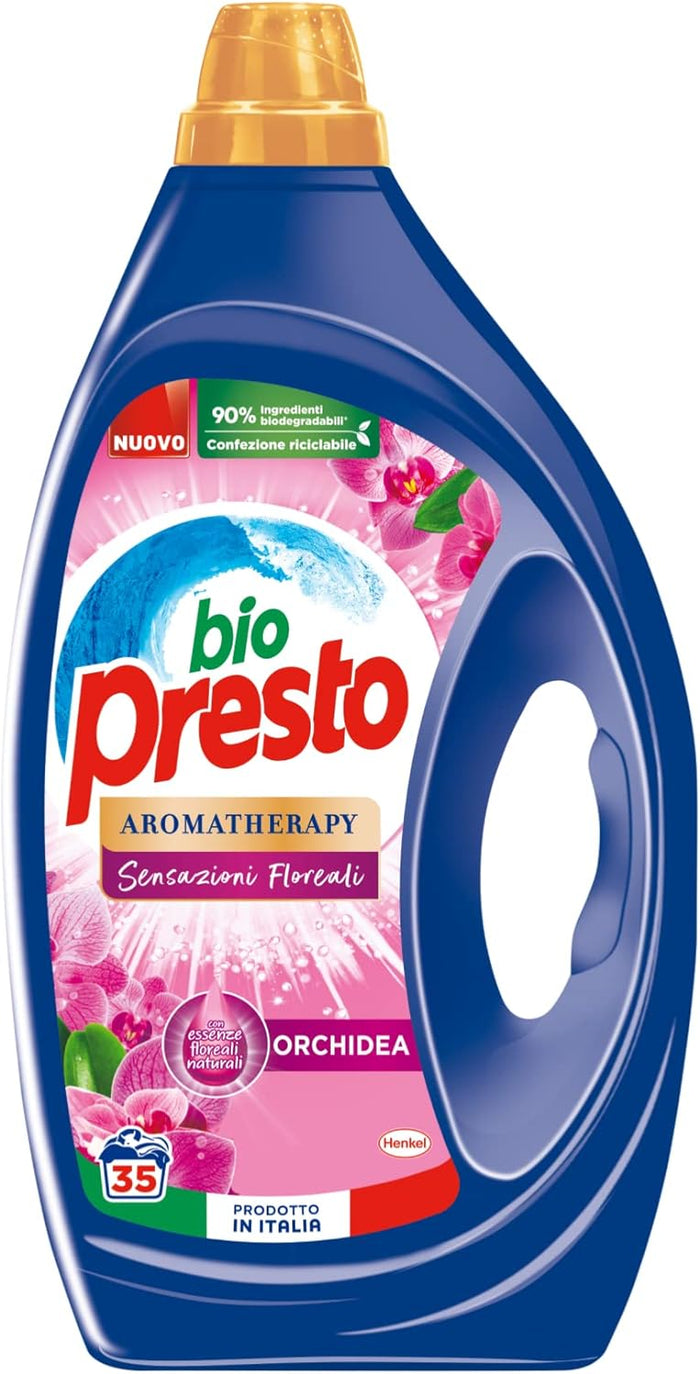 SET 4 PZ BIOPRESTO DETERSIVO PER LAVTRIECE DA 35 LAVAGGI FRAGRANZA ORCHIDEA