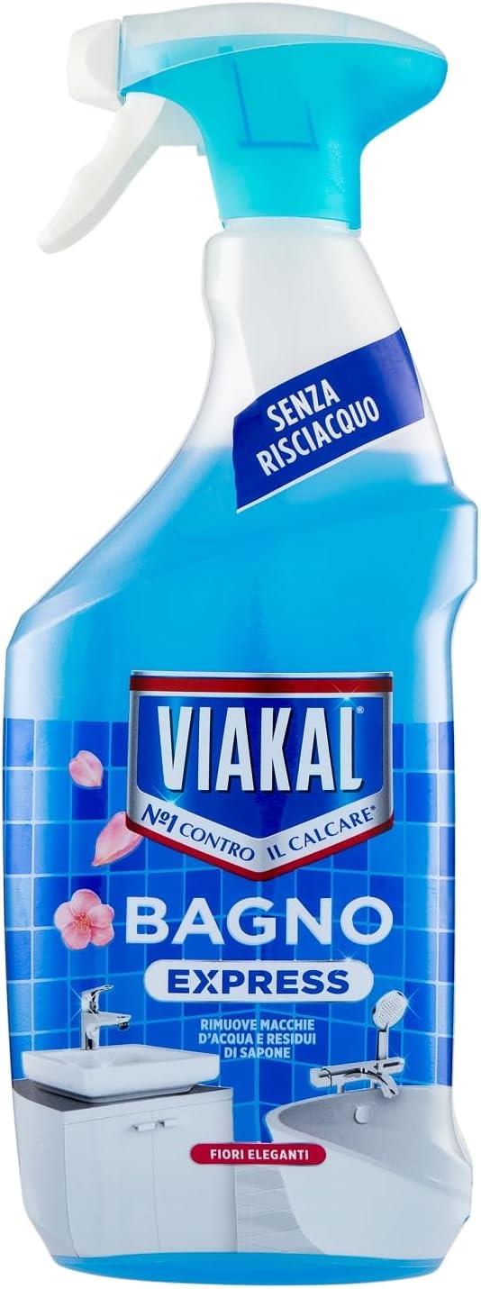 SET 4 VIAKAL BAGNO EXPRESS FIORI ELEGANTI 720 ML SENZA RISCIACQUO