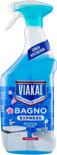 SET 4 VIAKAL BAGNO EXPRESS FIORI ELEGANTI 720 ML SENZA RISCIACQUO