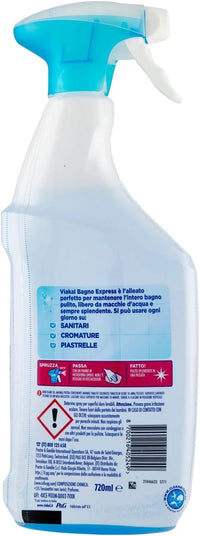 SET 4 VIAKAL BAGNO EXPRESS FIORI ELEGANTI 720 ML SENZA RISCIACQUO