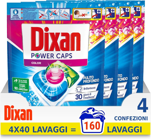DIXAN POWER CAPS COLOR DETERSIVO LAVATRICE 160 CAPSULE