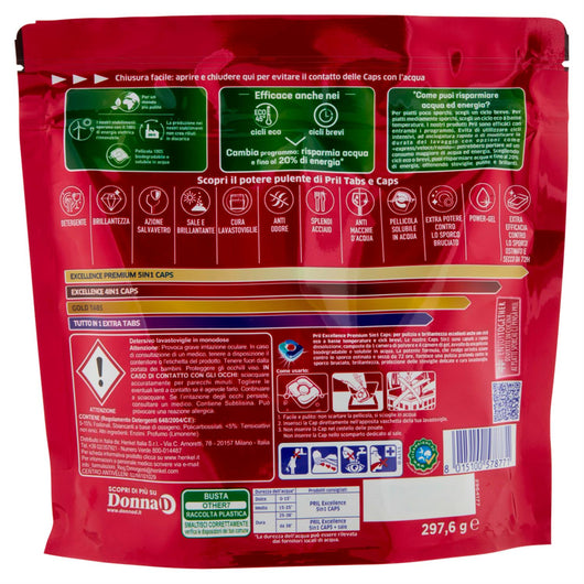 PRIL EXCELLENCE PREMIUM 5IN1 CAPS 16PZ