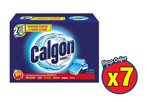 7 CALGON PASTIGLIE ANTICALCARE LAVATRICE CLASSICO 15 TABS