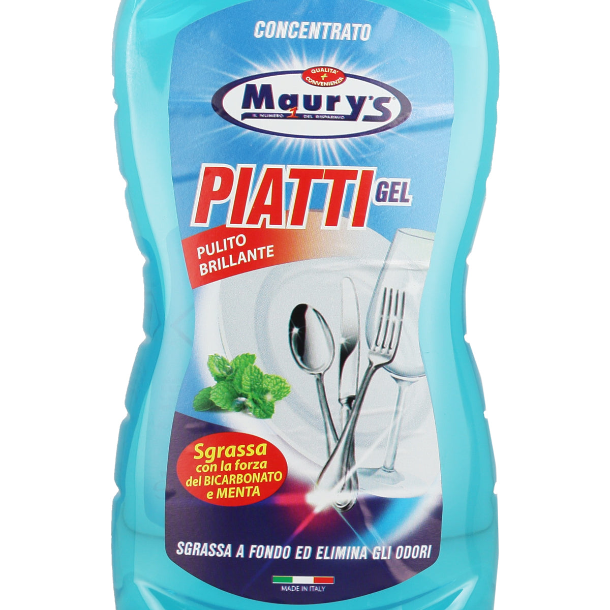 KIT SET 6 PZ MAURY'S SAPONE PIATTI GEL 1 LT IGIENIZZANTE CON BICARBONATO