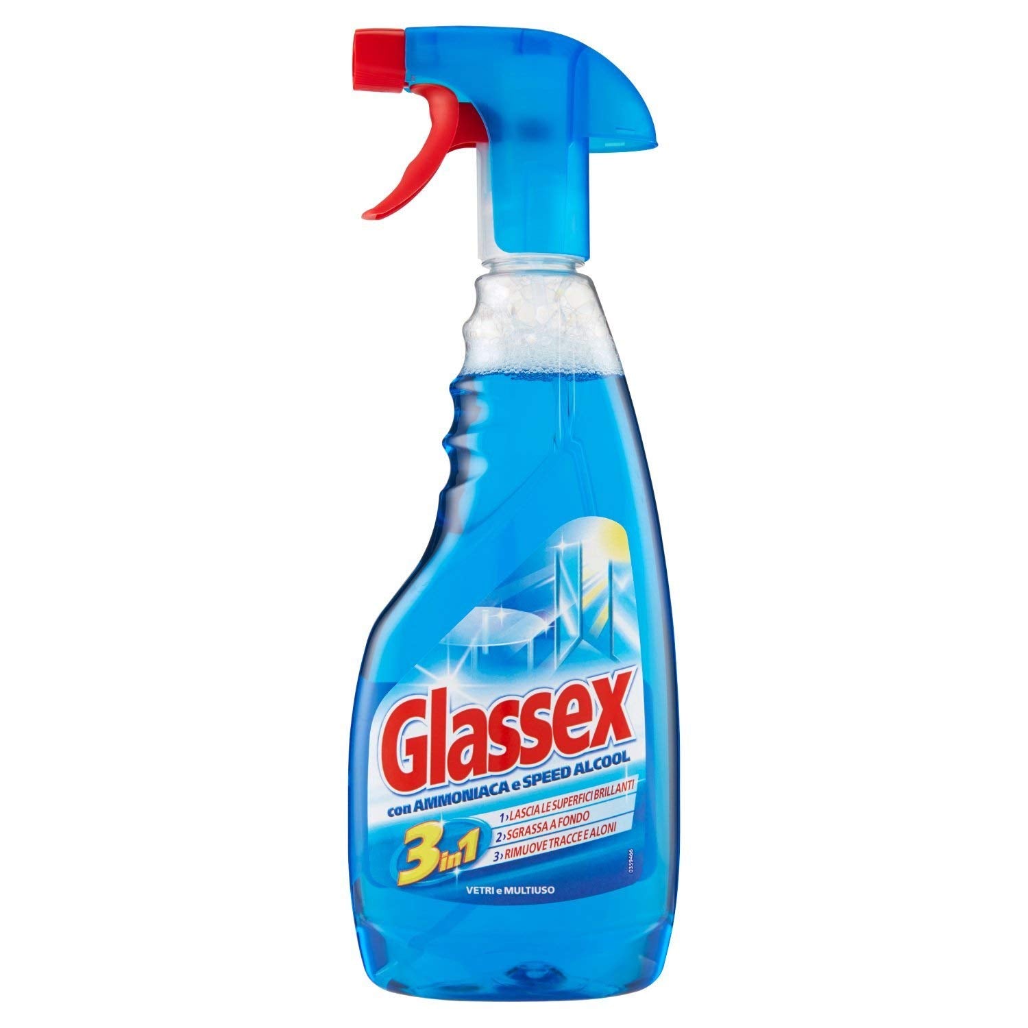 GLASSEX SET 12 PZ MULTIUSO SPRAY AMMONIACA 3IN1 500ML