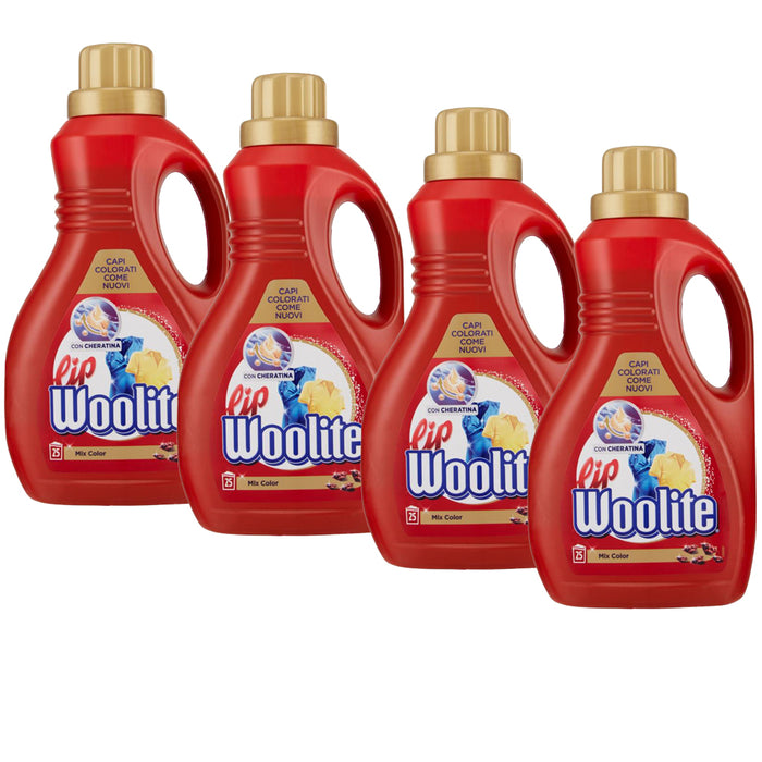 LIP WOOLITE SET 4 PZ LIQUIDO X 25 LAVAGGI 1.5LT. MIXCOLOR