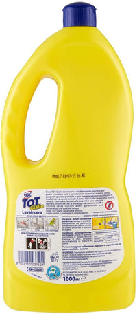 SET 12 CONFEZIONI SMAC TOT GIALLO DETERGENTE LAVAINCERA CON CERA DI CARNUBA 1 LT