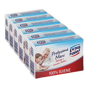 SET 6 CONFEZIONI LYSOFORM PROTEZIONE MANI SAPONETTA 125 GR