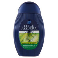 SET 6 FELCE AZZURRA POWER SPORT SHOWER DOCCIA SHAMPOO UOMO ENERGIZZANTE 250 ML