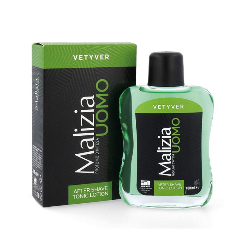 SET 12 PZ MALIZIA AFTER SHAVE TONIC LOTION 100ML VETYVER