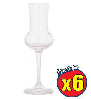 6 PZ RESTAURANT CALICI RISERVA GRAPPA TRASPARENTI 8 CL