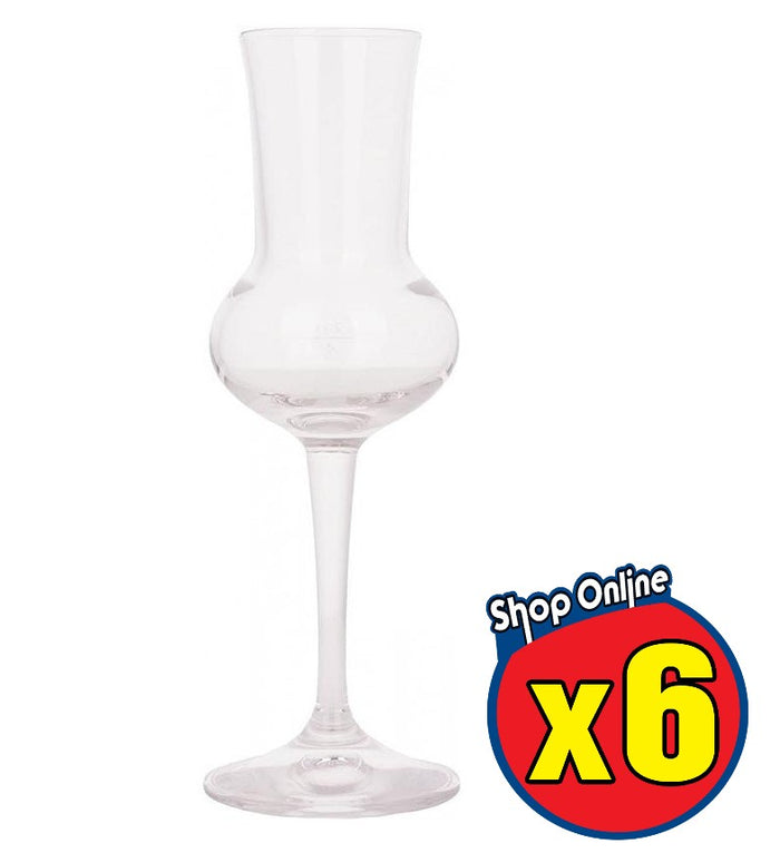 6 PZ RESTAURANT CALICI RISERVA GRAPPA TRASPARENTI 8 CL