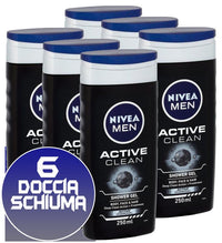 6 NIVEA MEN ACTIVE CLEAN 250ML