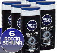 6 NIVEA MEN ACTIVE CLEAN 250ML
