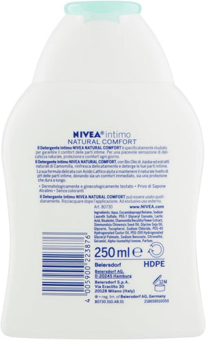 NIVEA SET 6 PZ DETERGENTE INTIMO FORMATO DA 250ML NATURAL COMFORT