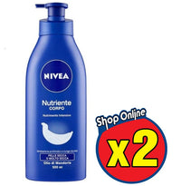 NIVEA CREMA FLUIDA NUTRIENTE CON OLIO DI MANDORLA 2 X 500 ML