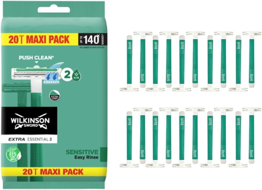 WILKINSON SWORD CONFEZIONE DI RASOI EXTRA SENSITIVE DA 20 PEZZI