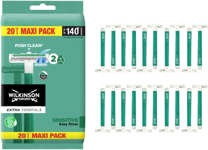 WILKINSON SWORD CONFEZIONE DI RASOI EXTRA SENSITIVE DA 20 PEZZI