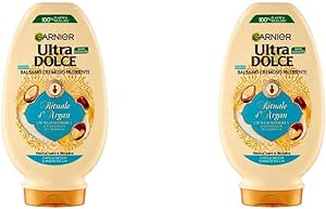 GARNIER ULTRA DOLCE BALSAMO PER CAPELLI RITUALE D'ARGAN DA 250 ML NUTRIENTE