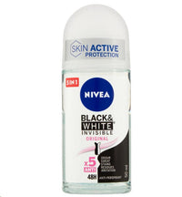 SET 6 NIVEA DEODORANTE ROLL-ON 50ML BLACK&WHITE