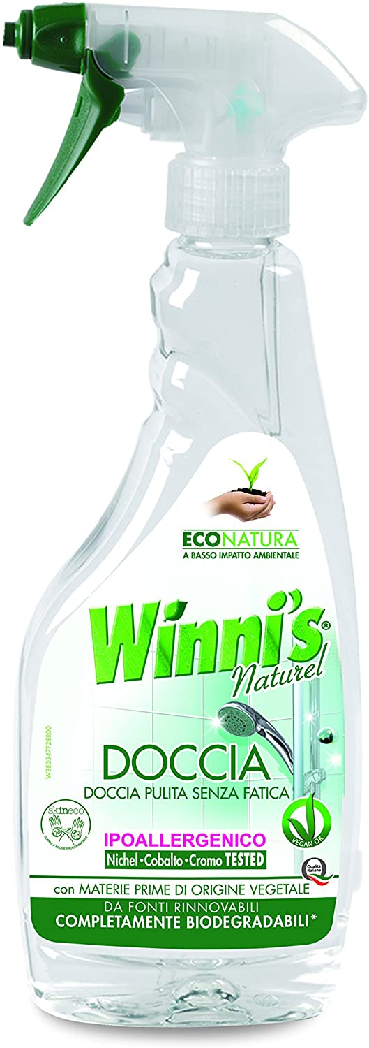 SET 12 WINNI'S NATUREL DETERGENTE PER DOCCIA TRIGGER SPRAY 500 ML