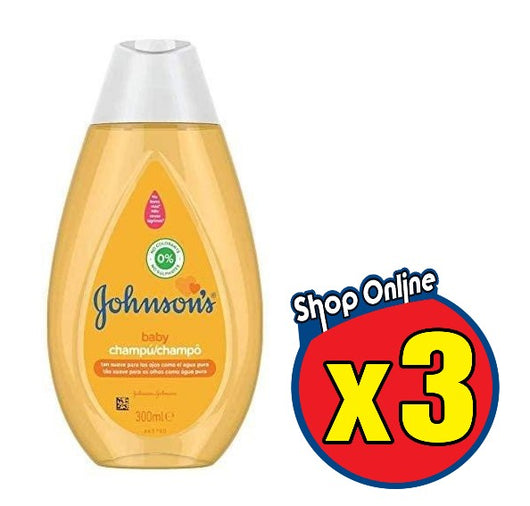 JOHNSON'S BABY SHAMPOO ANTI LACRIMA PER BIMBI E NEONATI ORIGINALE 3 X 300 ML