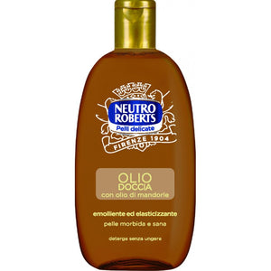 SET 3 CONFEZIONI NEUTRO ROBERTS DETERGENTE OLIO DOCCIA 250ML MANDORLA