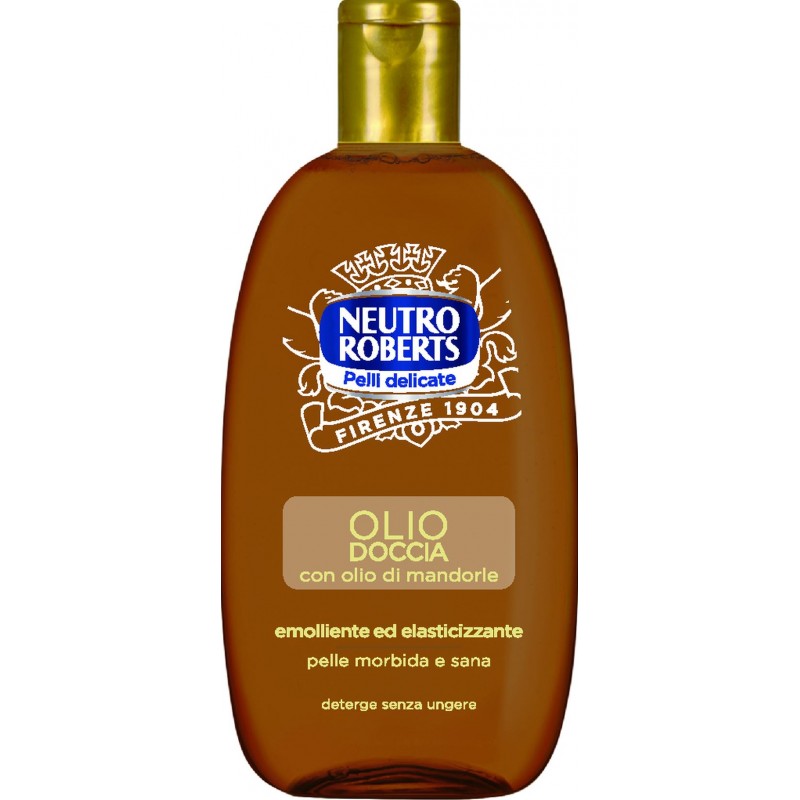 SET 3 CONFEZIONI NEUTRO ROBERTS DETERGENTE OLIO DOCCIA 250ML MANDORLA
