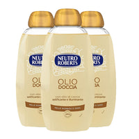 SET 3 CONFEZIONI DI NEUTRO ROBERTS DETERGENTE OLIO DOCCIA 250ML COCCO