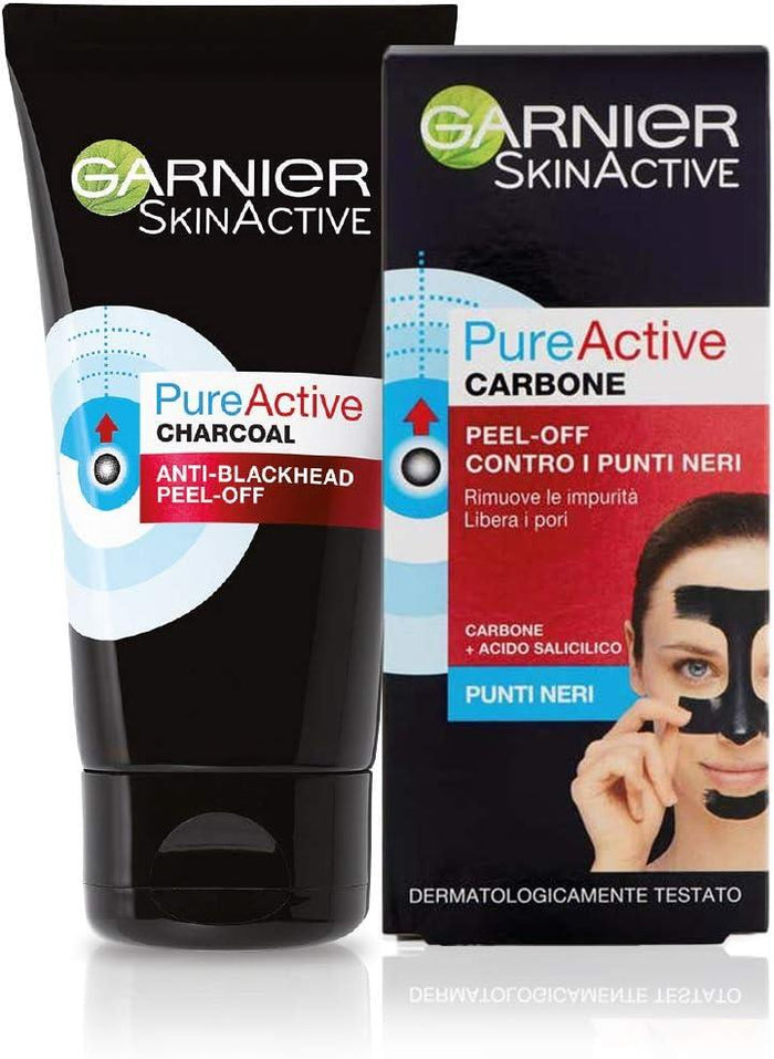 SET 3 GARNIER MASCHERA PEEL - OFF PUNTI NERI E ZONA T PER VISO 80 GR